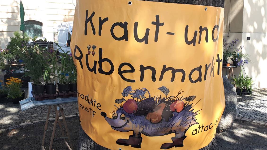 Das Foto zeigt ein Plakat.